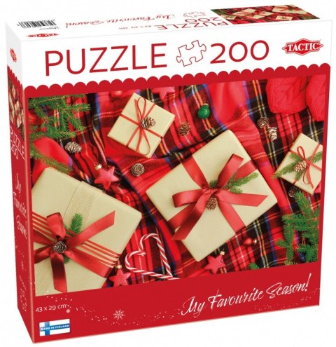 Puzzle 200 elementów Świąteczne prezenty Tactic