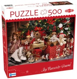 Puzzle 500 elementów Świąteczne prezenty i zabawki Tactic
