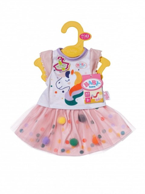 Sukienka jednorożca z tutu Baby Born 43 cm Zapf