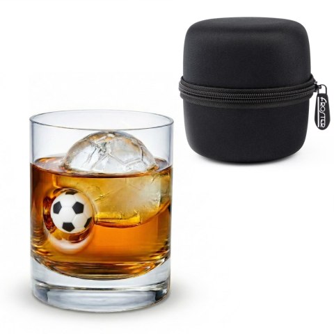 Szklanka do whisky z piłką - prezent dla piłkarza, kibica, chłopaka, faceta