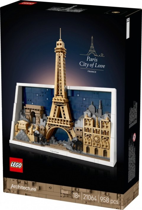 Klocki Architecture 21064 Paryż - miasto miłości LEGO