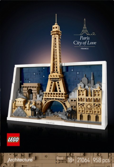 Klocki Architecture 21064 Paryż - miasto miłości LEGO