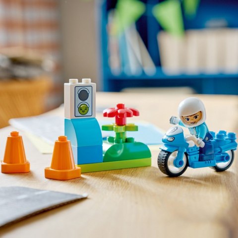 Klocki DUPLO 10471 Niebieski motocykl policyjny LEGO