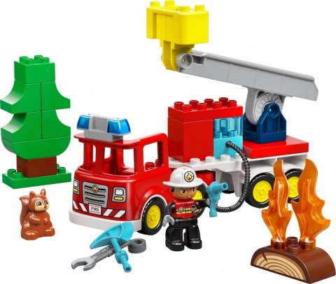 Klocki DUPLO 10473 Wóz strażacki z wężem i strażakiem LEGO
