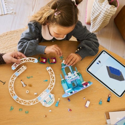 Klocki Disney 43281 Lodowy zamek Elzy i Śnieżna przejażdżka LEGO