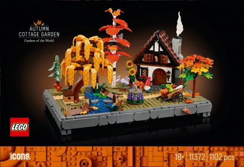 Klocki Icons 11372 Jesienny ogród z chatką LEGO
