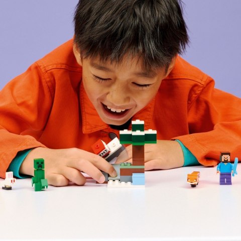 Klocki Minecraft 21583 Przygoda Stevea w tajdze LEGO
