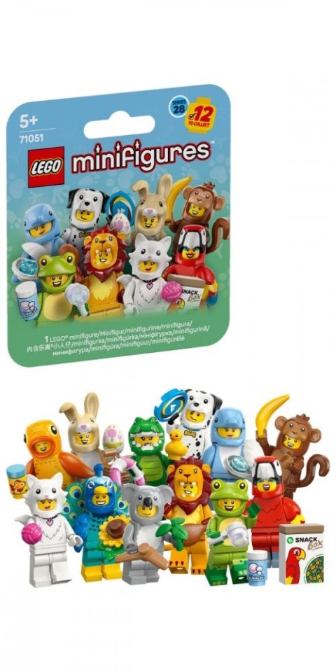 Klocki Minifigures 71051 Minifigurki Seria 28 - Zwierzęta (BOX) LEGO