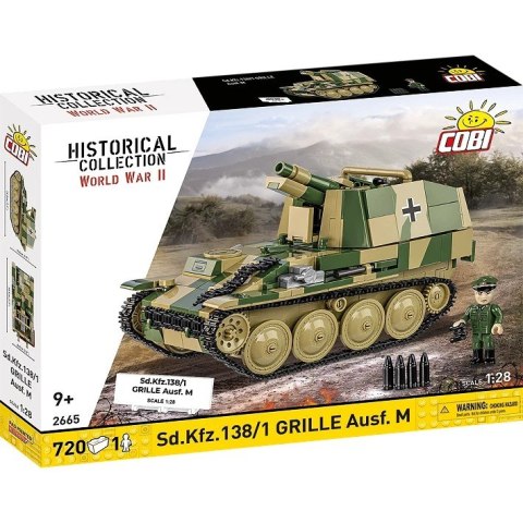 Klocki SD.KFZ.138/1 Grille 720 elementów Cobi Klocki