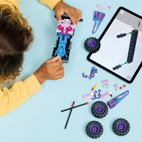 Klocki Technic 42220 Monster Jam Sparkle Smash z napędem typu pull-back LEGO