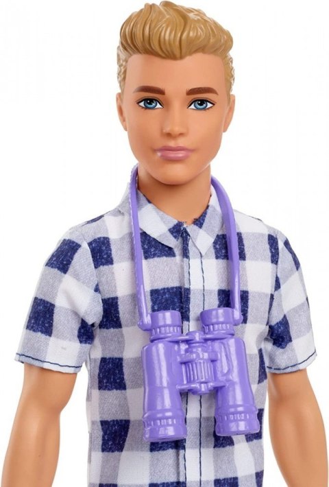 Lalka Barbie Kemping Ken + akcesoria Mattel