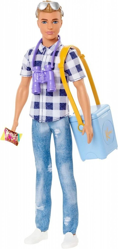 Lalka Barbie Kemping Ken + akcesoria Mattel