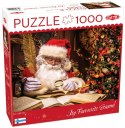 Puzzle 1000 elementów Święty Mikołaj w swoim domu Tactic