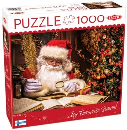 Puzzle 1000 elementów Święty Mikołaj w swoim domu Tactic
