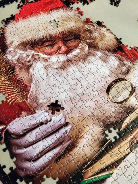 Puzzle 1000 elementów Święty Mikołaj w swoim domu Tactic