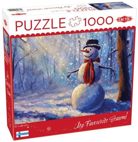 Puzzle 1000 elementów Szczęśliwy Bałwan Tactic