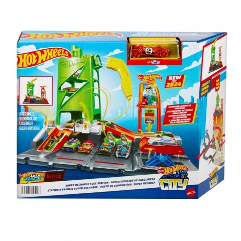 Zestaw Superstacja ładowania samochodów Hot Wheels