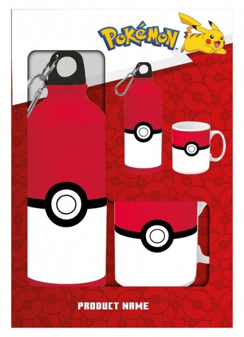 Butelka bidon 500ml aluminium + kubek Pokemon Kids Euroswan