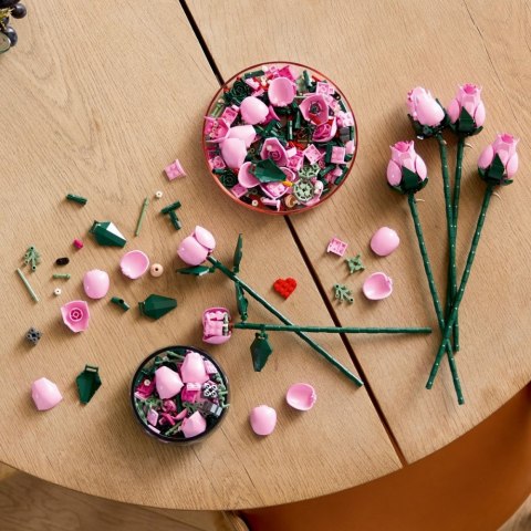 Klocki Botanicals 10374 Bukiet różowych róż LEGO