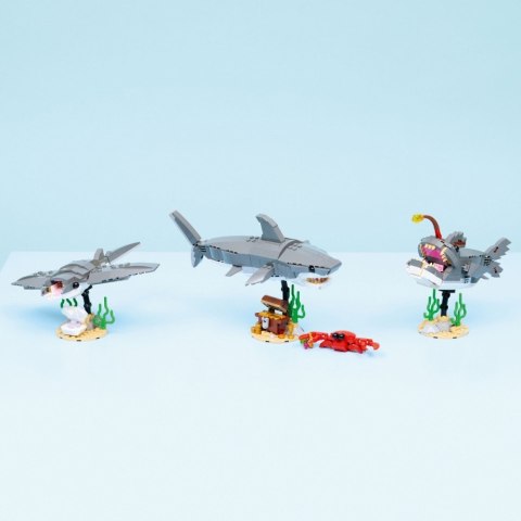 Klocki Creator 31381 Groźny rekin i skrzynia ze skarbem LEGO