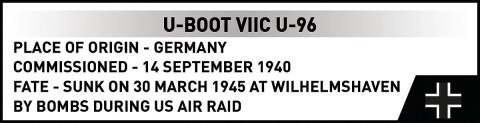 Klocki U-Boot VIIC U-96 162 klocki Cobi Klocki