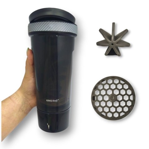 BIDON SHAKER DO KOKTAJLI ODŻYWEK NA SIŁOWNIĘ KINGHOFF SZEJKER 720ml