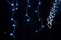 KURTYNA ŚWIETLNA 300 LED LAMPKI BIAŁE ZIMNE FLASH SOPLE 300 LAMPEK