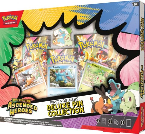 Karty Mega Evolution - Ascended Heroes Deluxe Pin Collection-First Pokemon TCG