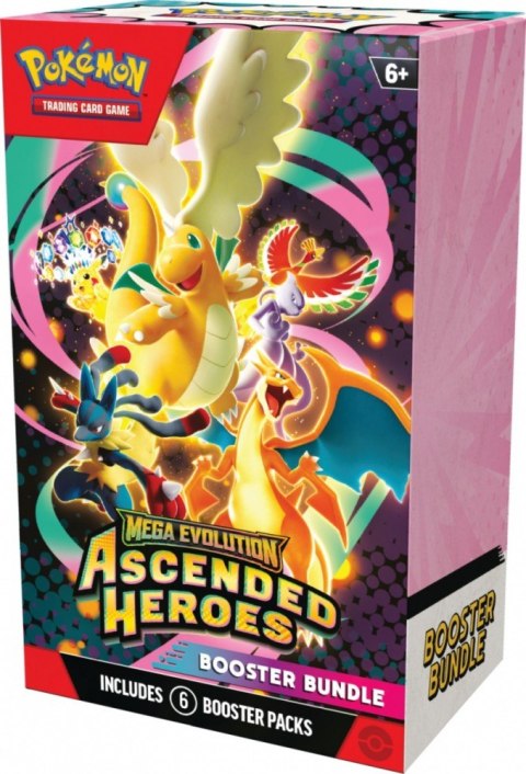 Karty Mega Evolution - Ascendend Heros - Booster Bundle (6 pack) Pokemon TCG