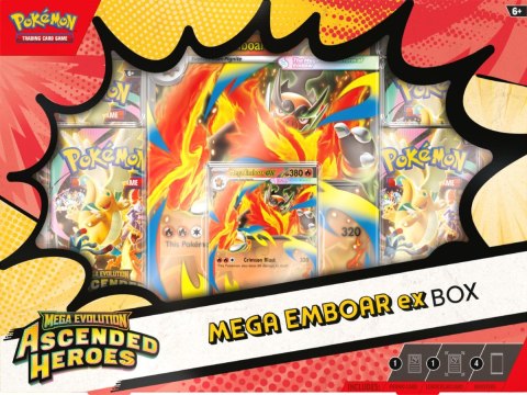 KartyMega Evolution - Ascended Heroes Mega Emboar Ex Box Pokemon TCG