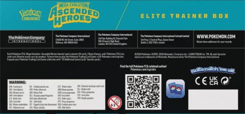 Zestaw Pokemon TCG ME-AH- Elite Trainer Box Pokemon TCG