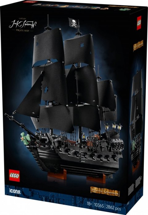 Klocki Icons 10365 Statek piracki kapitana Jacka Sparrowa LEGO