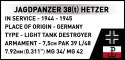 Klocki Jagdpanzer 38t Chwat 731 klocki Cobi Klocki