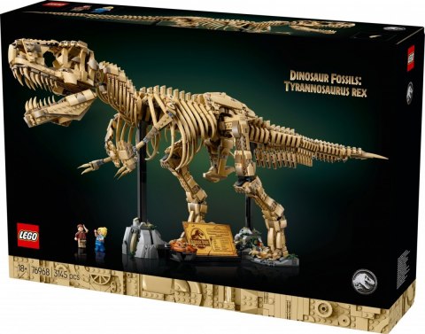 Klocki Jurassic World 76968 Szkielety dinozaurów: tyranozaur LEGO