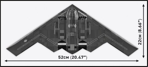 Klocki Northrop B-2 Spirit 1109 klocków Cobi Klocki