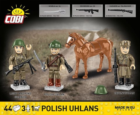 Klocki Polscy Ułani 44 klatki Cobi Klocki