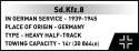 Klocki Sd.Kfz.8 Towing 8.8 cm Flak 36, 975 elementów Cobi Klocki