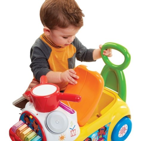 Fisher Price Jeździk muzyczna parada żółty Pulio