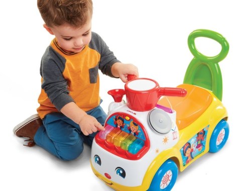 Fisher Price Jeździk muzyczna parada żółty Pulio