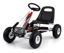 Gokart na pedały Thor Biały Milly Mally