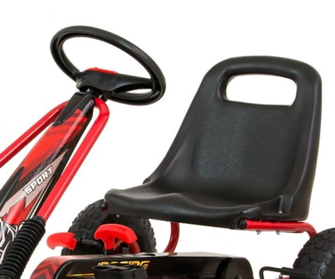 Gokart na pedały Thor Czerwony Milly Mally