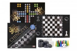 Gra klasyczna 2w1 Chińczyk-Warcaby deluxe Artyk