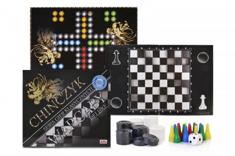 Gra klasyczna 2w1 Chińczyk-Warcaby deluxe Artyk