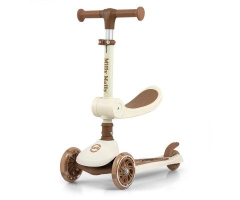 Hulajnoga Scooter Fuzzy Classic beżowa Milly Mally