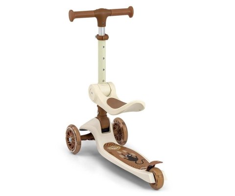 Hulajnoga Scooter Fuzzy Classic beżowa Milly Mally