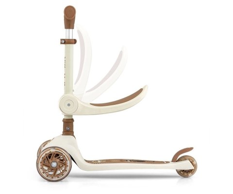 Hulajnoga Scooter Fuzzy Classic beżowa Milly Mally