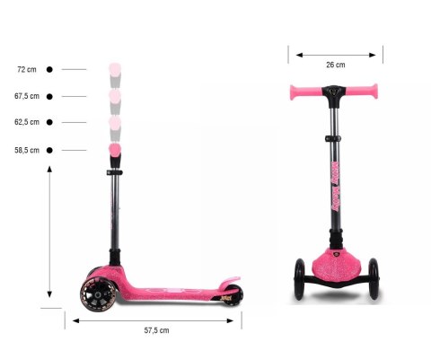 Hulajnoga Scooter Jelly Pink Milly Mally