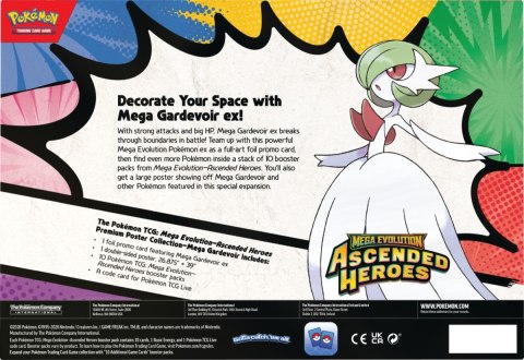 Karty Mega Evolution - Ascended Heroes - Premium Poster Collection - Mega Gardevoir Pokemon TCG