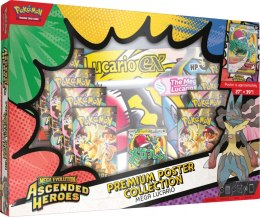 Karty Mega Evolution - Ascended Heroes - Premium Poster Collection - Mega Lucario Pokemon TCG