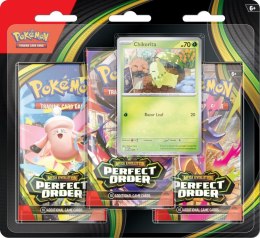 Karty Mega Evolution - Perfect Order - 3-Pack Blister A Pokemon TCG